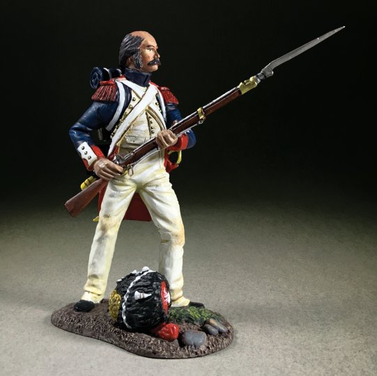 "Near Miss!" French Imperial Guard Standing Defending, 1815