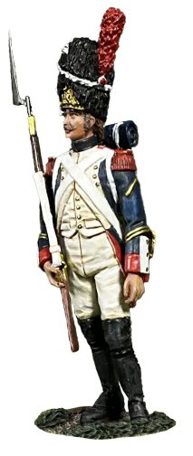 French Imperial Guard Standing Cradling Musket