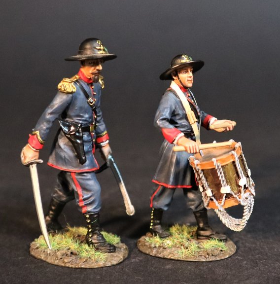 Infantry Officer & Drummer, 39th NY Volunteer Inf Regt.