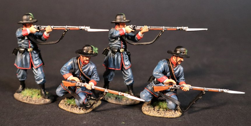 Four Infantry Skirmishing, 39th New York Volunteer Infantry Regt.