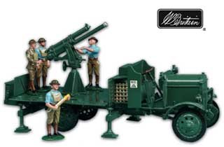 Thornycroft Lorry with Anti-Aircraft Gun and Crew