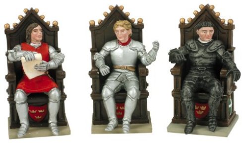Percivale, Tristan & Mordred and 3 Thrones