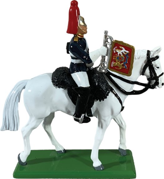 Blues & Royals Trumpter Mounted