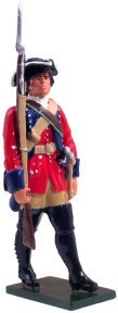 British 60th Regiment of Foot Marching, 1754-1763