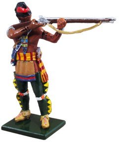 Native American Warrior, Huron, Standing Firing #1