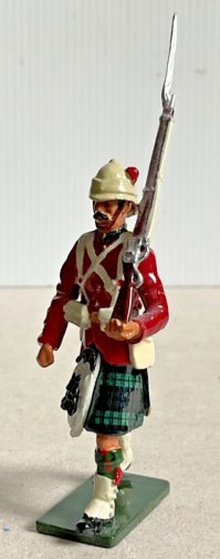 Highlander Marching, 42nd (Black Watch) Highlanders, Tel-el-Kebir, 1882