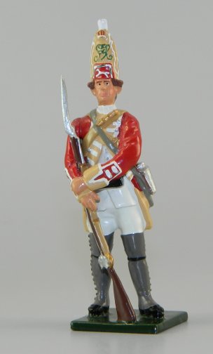 British 48th Regiment of Foot Grenadier Company, Standing at Parade Rest