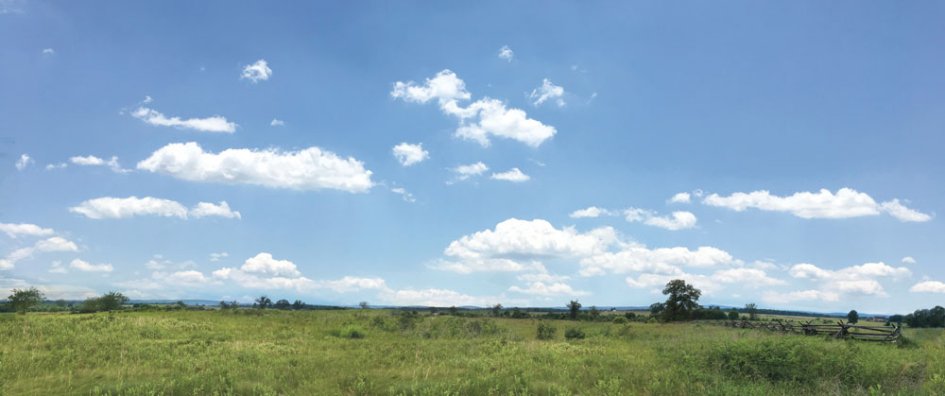 Federal Line, 3rd Day, Gettysburg - Scenic Backdrop