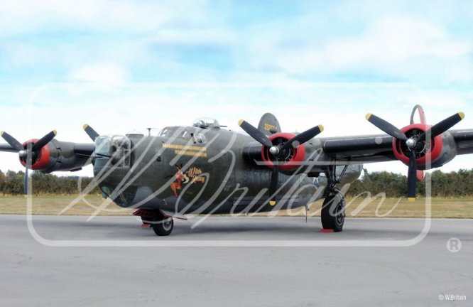 B-24 Liberator of the Mighty 8th - Mini Backdrop