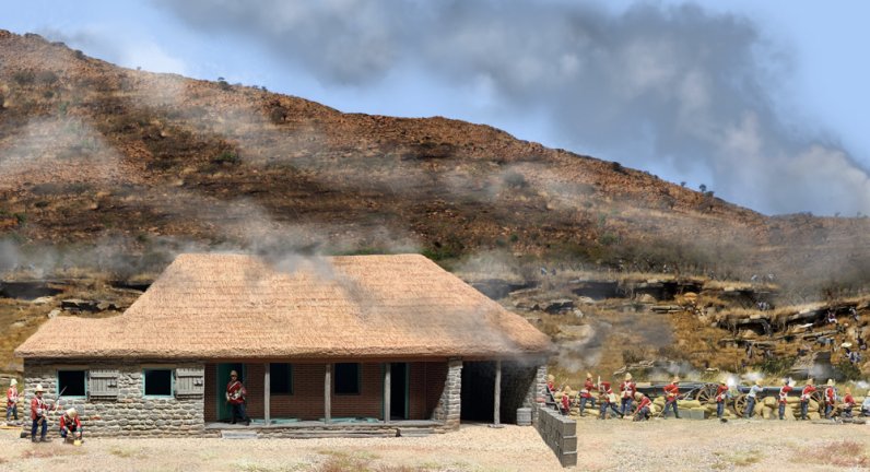 The Defence of Rorke’s Drift Scenic Backdrop