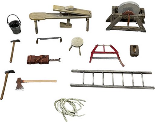 Farm Tools, 18th-19th Century, Set No.2