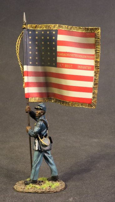 Standard Bearer with National Colors, 54th Regiment Massachusetts Volunteer Infantry