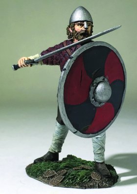 Saxon Pushing with Shield (Hereward)
