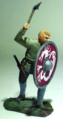 Viking Pushing with Shield (Gostav)