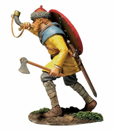 "Arnljot" Viking Advancing Blowing Horn