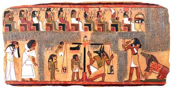 "The Scales of Judgement" Egyptian Plaque