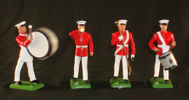 US Marines Drum & Bugle Corps Set