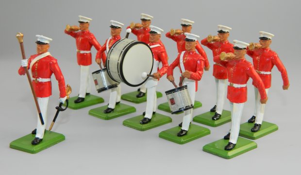 US Marines Drum & Bugle Corps 10 Piece Set