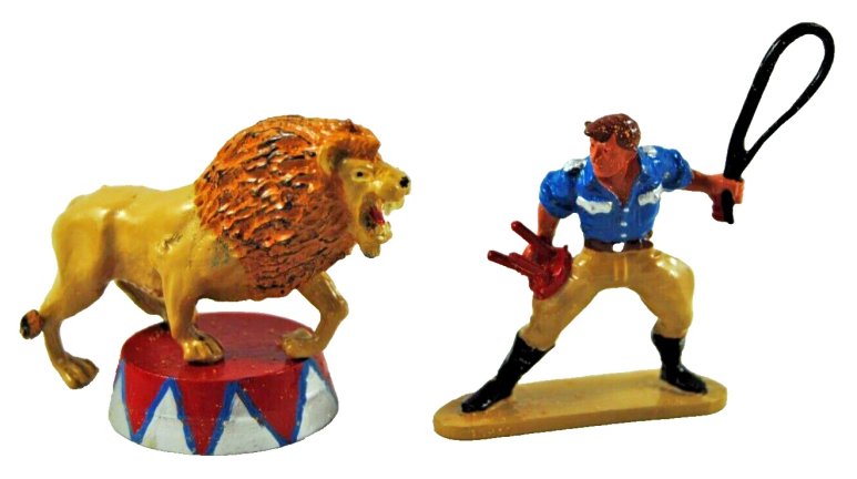 Lion Tamer & Lion