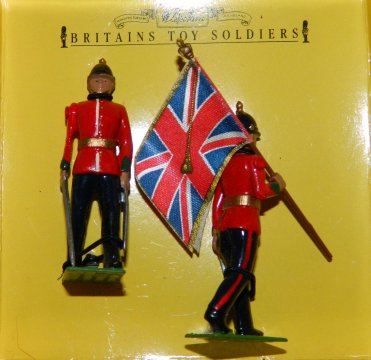 Sherwood Foresters Officer & Standard Bearer