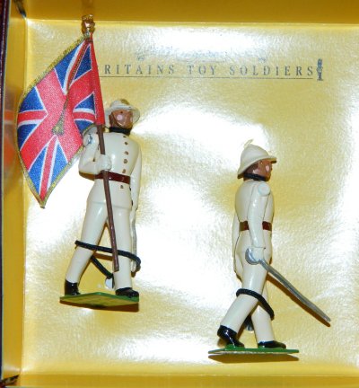 Devonshire Regiment -  Officer & Flagbearer