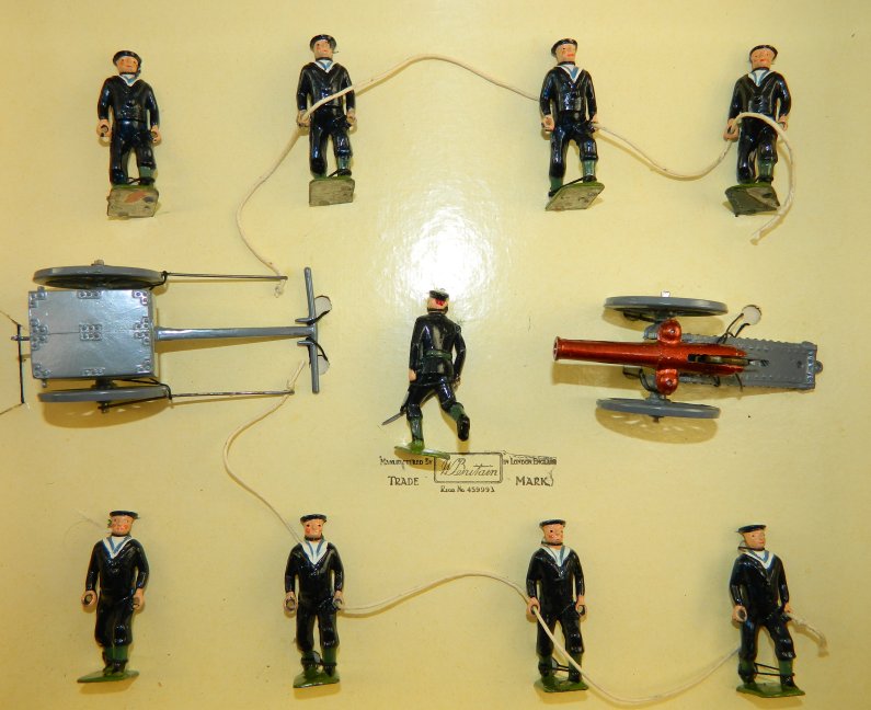 Royal Navy Landing Party, Limber & Gun