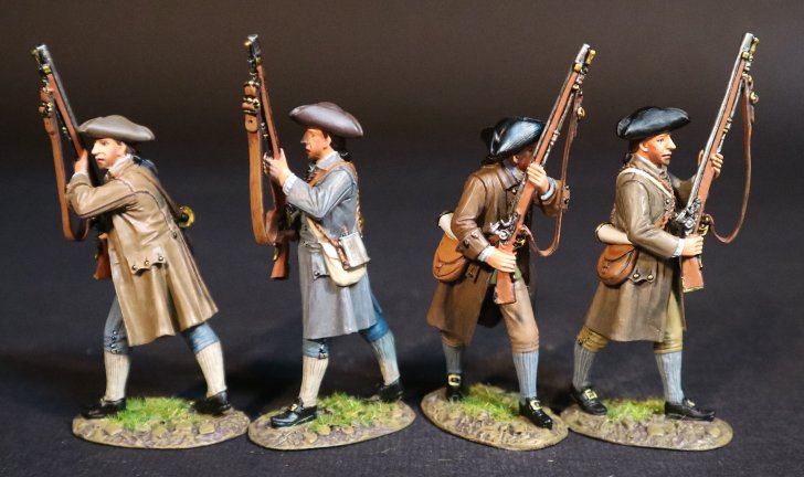 Four  Minutemen, American Army
