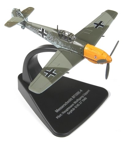 Messerschmitt Bf 109E-4 – Hauptmann Wolfgang Lippert, Gruppenkommandeur II./JG 27, Luftwaffe, 1940