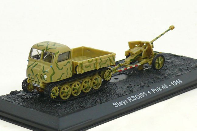 Steyr RSO/01 with Pak 40 – German Army, 1944