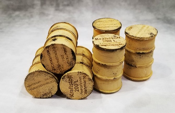 Six German Barrels - Desert