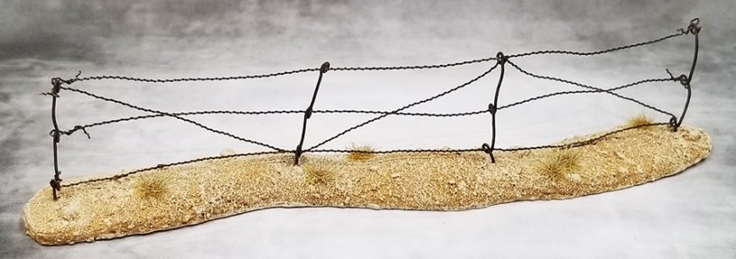 Barbed Wire Section - Desert