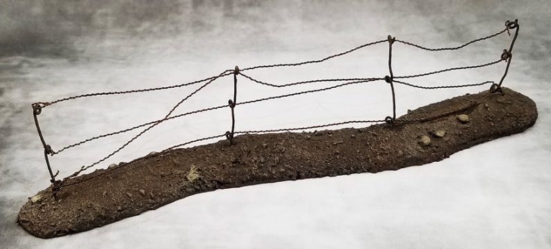 Barbed Wire Section - Mud