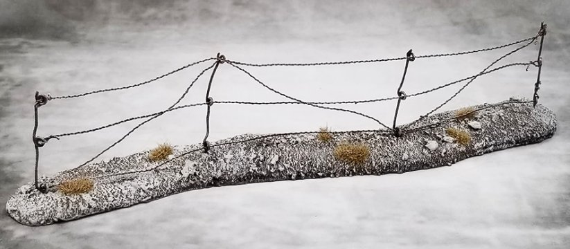 Barbed Wire Section - Winter
