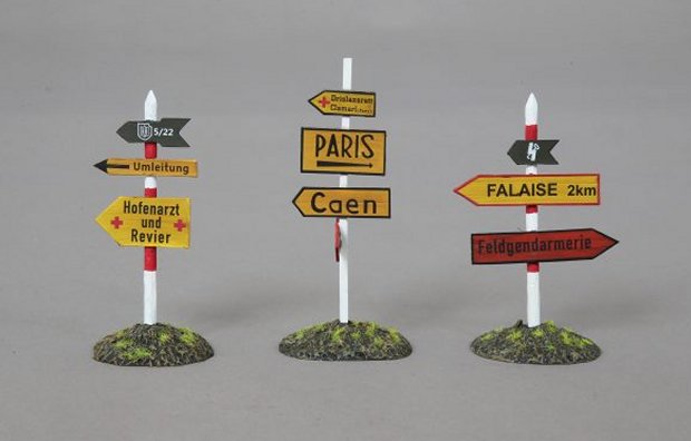 German Road Signs, France 1944