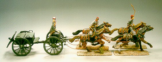 Confederate Artillery Caisson, Limber & Team