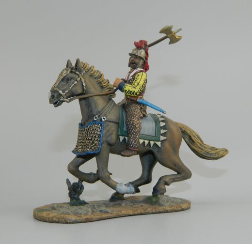 Persian Cavalry Charging with Axe