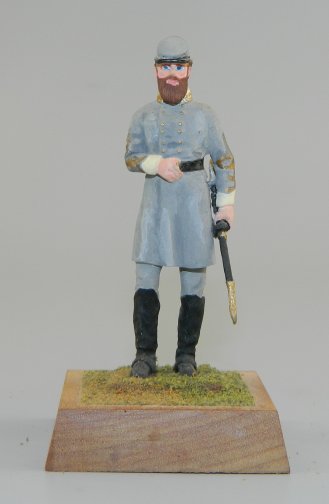 Confederate General on Wooden Base