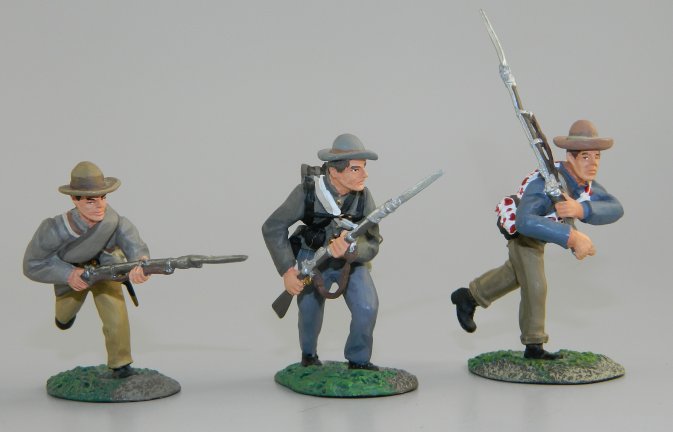 Confederate Charging Set #1 - Three Figures