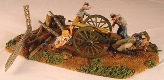 Confederate Artillery & Gun Crew Set #3