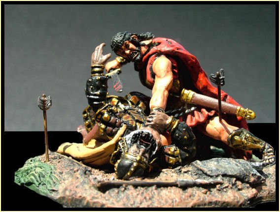 "They Fought Like Lions" 2 Figures & Terrain Base
