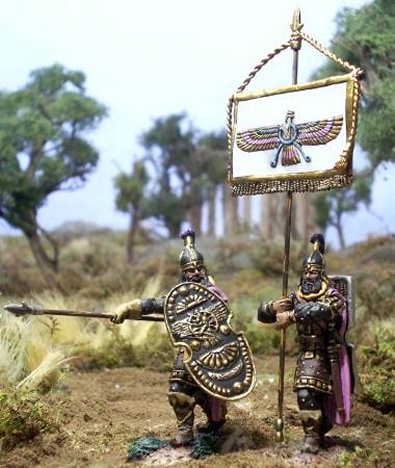 Immortals Command Set - Officer and Flagbearer