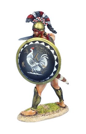 Greek Hoplite Ready with Sword