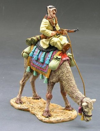 Vichy French Arab Camel Corps Rider on Drinking Camel