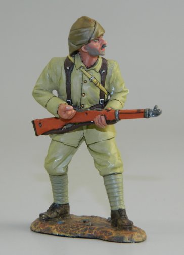 Turkish Soldier Standing Ready