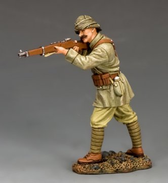 Turkish Soldier Standing Firing