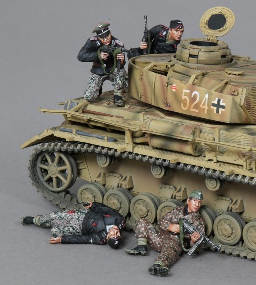 Four Panzer Crewmen
