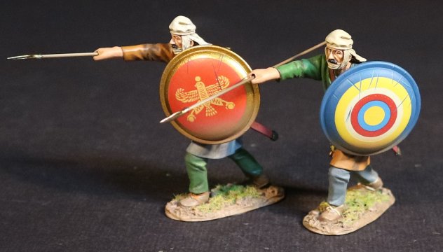 Two Persian Kardake Infantry - White Caps