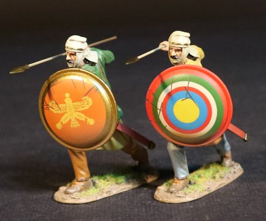 Two Persian Kardake Infantry - White Caps