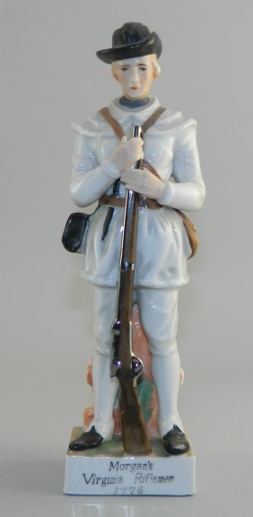 Morgan's Virginia Riflemen, 1776 - Porcelain Statuette