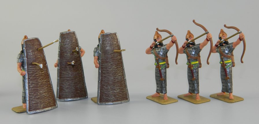 Assyrian Archers and Foot Soldiers